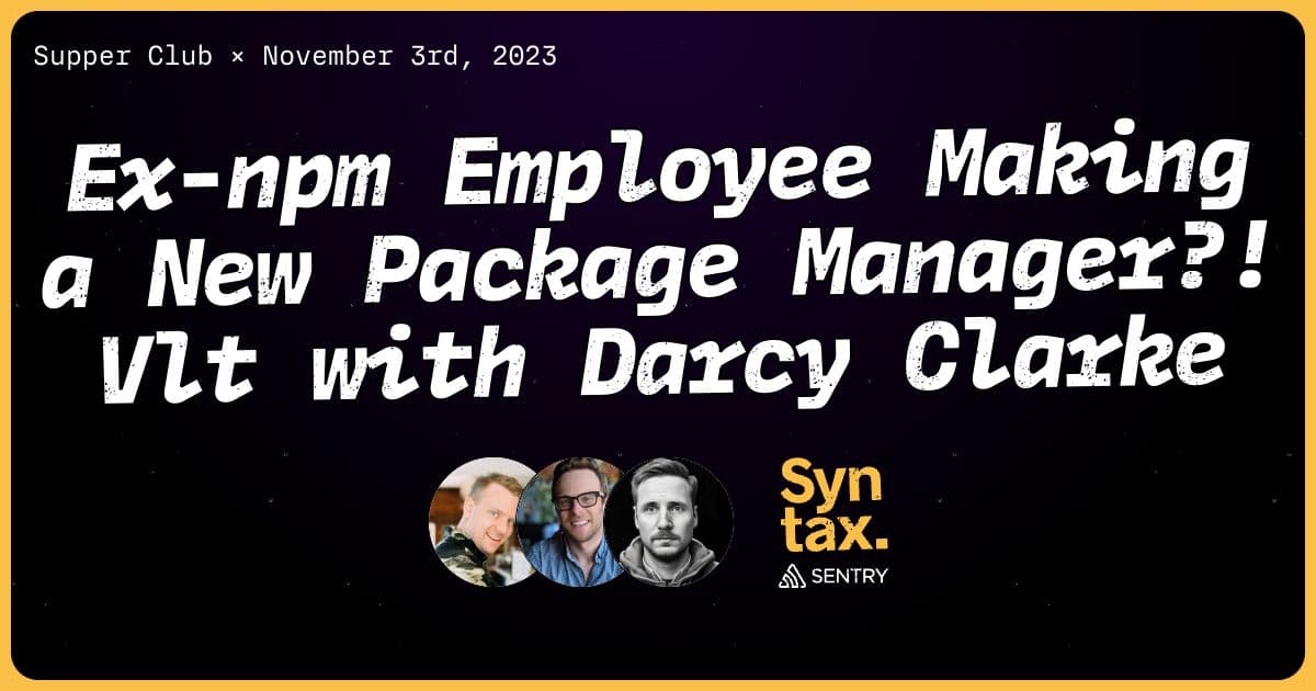 Ex-npm Employee Making a New Package Manager: vlt