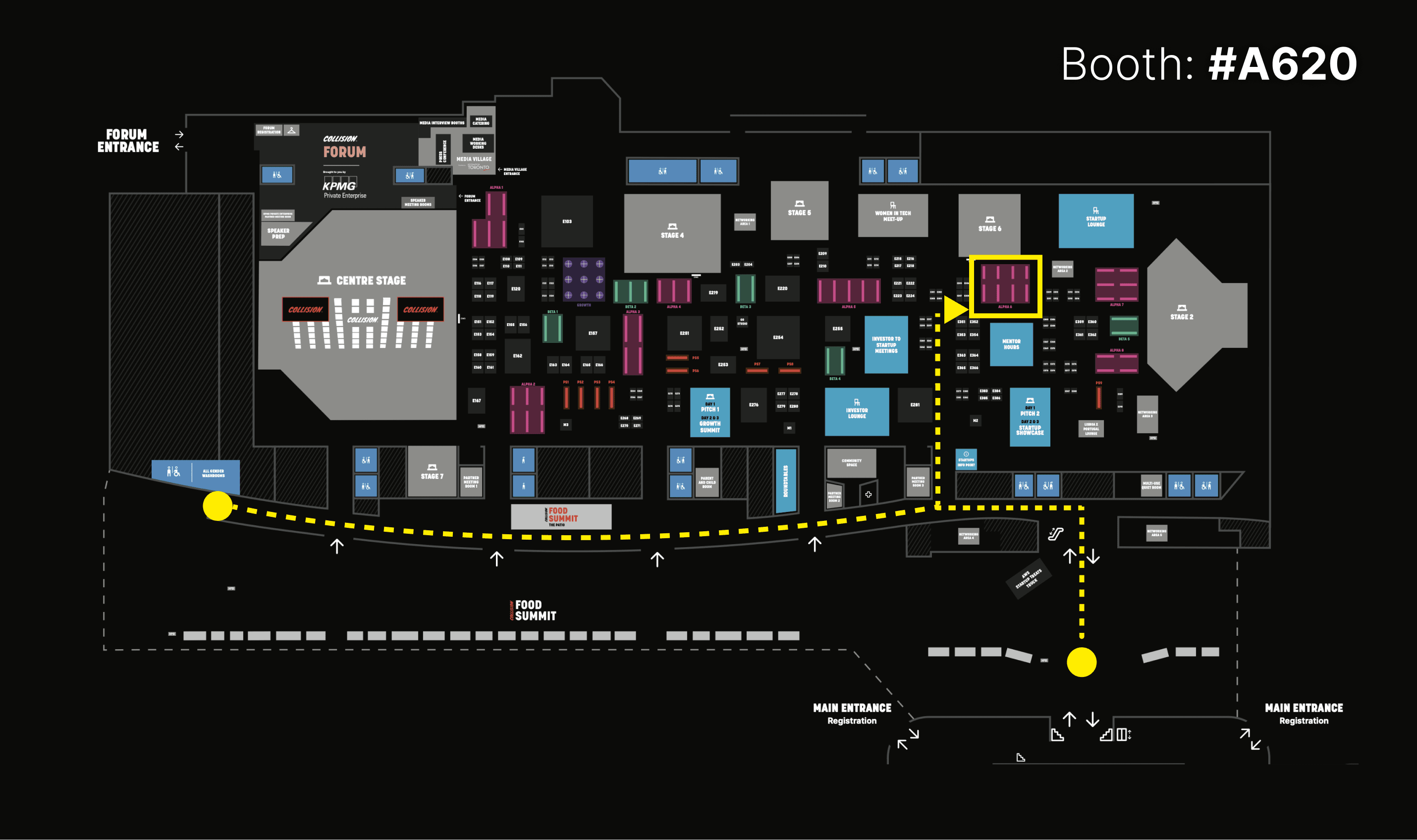 collision map to vlts booth #A620