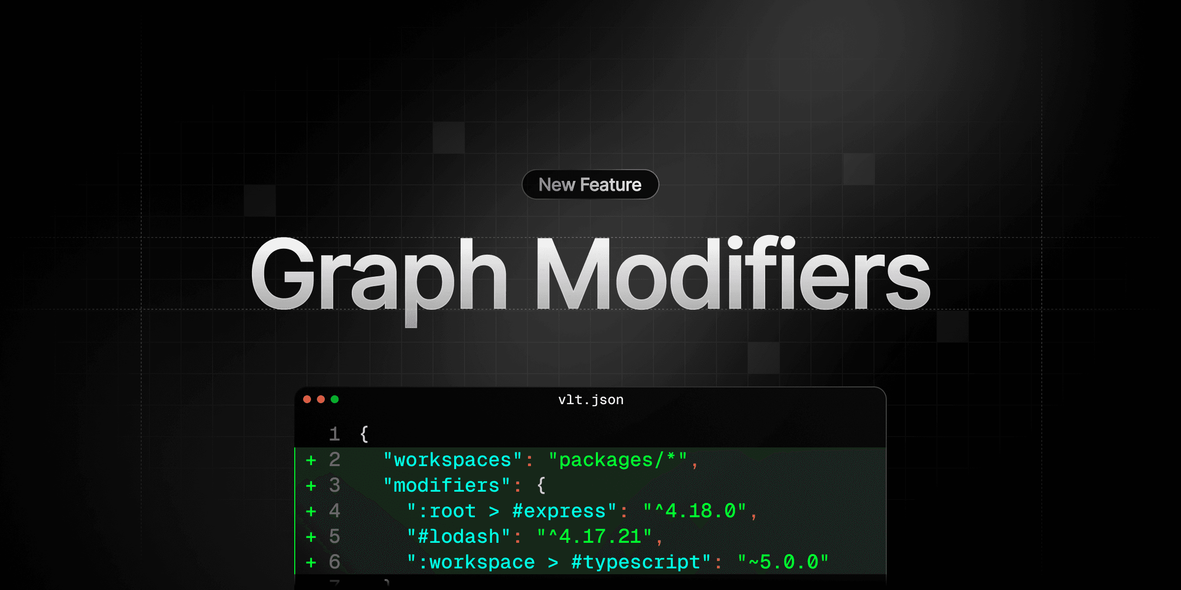 vlt Graph Modifiers