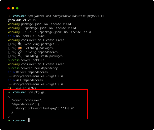 yarn-terminal-saving-deps